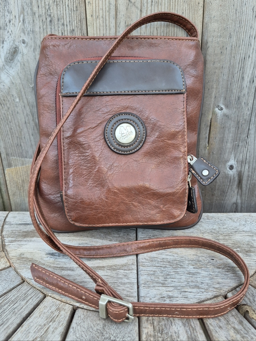 Mouflon Canada Crossbody Bag  / Purse Vintage